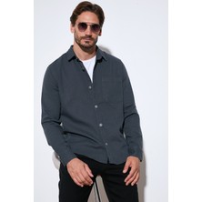 Buratti Pamuklu Tek Cepli Regular Fit Gömlek Erkek Gömlek CF25W129140