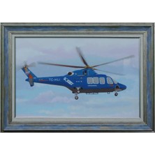 E38 El Işçiliği Akrilik Boyama Tablo Gökbey  68X47 cm - 5986