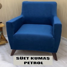 Kılıfsan Süet Detaylı Angora Kumaş Tekli Koltuk & Berjer Koltuk Kılıfı
