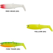 Remixon Buster Shad 10CM Silikon Yem (25 Adet) Whıte Black-Standart