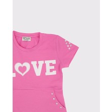 RG Brand GENÇ KIZ LOVE BASKILI TSHIRT