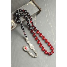 Tesbih Otağı Sertifikalı Arpa Kesim Ateş Kehribar Tesbih