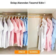 Dolap Içi Askı Aparatı Düzenleyici- 10 Adet