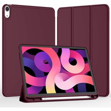 Five-E Apple iPad Air 4. Nesil 10.9 (2020) Kalemlikli Uyku Modlu Yatay Standlı Stromix Smart Kılıf A2316 A2324 A2325 A2072