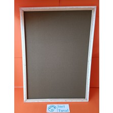 İnci Tuval 80X100 cm Tuval Profesyonel 1.kalite %100 Pamuk 380GR/M2 Ressam Dokulu Astarlı Gergin Arkadan Zımbalı