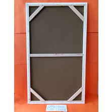 İnci Tuval 80X160 cm Tuval Profesyonel 1.kalite %100 Pamuk 380GR/M2 Ressam Dokulu Astarlı Gergin Arkadan Zımbalı