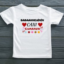 Asilcom Babaannesinin Canı Yazılı Kız Çocuk Tişörtü