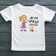 Asilcom Abla Oluyor Erkek Bebek Çocuk Tişört