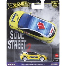 Hot Wheels 1/64 Ölçek Car Culture Slide Street Temalı Premium Araçlar HKC82 2023 Toyota gr Corolla