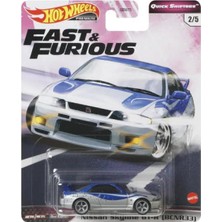 Hot Wheels 1/64 Ölçek Fast & Furious Temalı Premium Yurt Dışı Araçlar GJR79 Nissan Skyline Gt-R (BCNR33)