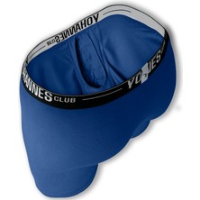 Yohannes Club Yohannesclub,erkek, Özel Bölmeli Pamuklu Boxer,rahat, Şık, Sağlıklı, Tekli, Saks Mavisi