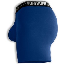 Yohannes Club Yohannesclub,erkek, Özel Bölmeli Pamuklu Boxer,rahat, Şık, Sağlıklı, Tekli, Saks Mavisi