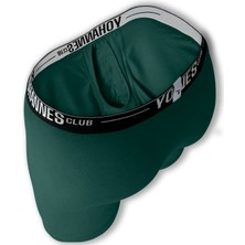 Yohannes Club Yohannesclub,erkek, Özel Bölmeli Pamuklu Boxer,rahat, Şık, Sağlıklı, Tekli, Zeytin Yeşili