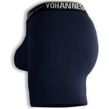 Yohannes Club Yohannesclub,erkek, Özel Bölmeli Pamuklu Boxer,rahat, Şık, Sağlıklı, Tekli, Lacivert