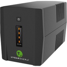 Uygar Enerji Tuna 1200 Va Lıne Interactıve Yeni Nesil Akü Kesintisiz Güç Kaynağı Ups (2X12V7AH)