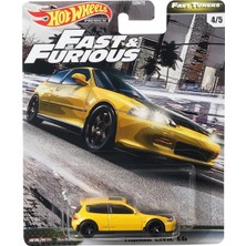 Hot Wheels 1/64 Ölçek Fast & Furious Temalı Premium Yurt Dışı Araçlar GJR67 Honda Civic Eg