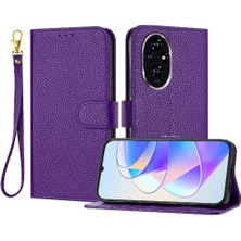 MY Boutique1 Onur Için Telefon Kılıfı 200 Pu Deri Cüzdan Litchi Desen Flip Folio Kart (Yurt Dışından)