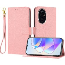 MY Boutique1 Onur Için Telefon Kılıfı 200 Pu Deri Cüzdan Litchi Desen Flip Folio Kart (Yurt Dışından)