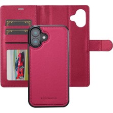 MY Boutique1 IPhone 16 Için Flip Case Ayrılabilir 2 1 Cüzdan Kılıf Pu Deri Kickstand (Yurt Dışından)