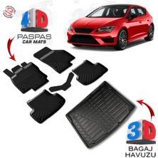 3K Store Seat Leon 4d Paspas ve 3D Bagaj Havuzu 2013 2020