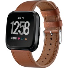ZHKJ Shop Fitbit Versa 2 / Fitbit Versa / Fitbit Versa Lite Kahverengi Için Askı (Yurt Dışından)