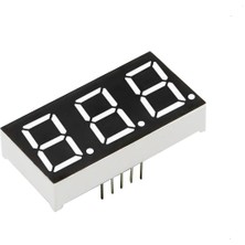 Fano 14MM 3’lü Led ekran haneli tüp 7 Segment 0.56 inç Display(Kırmızı )