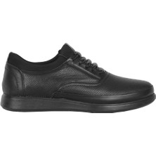 Balayk 066 Siyah Lz  Deri Erkek Sneakers Spor Ayakkabı