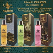 Ilgaz Osmanlı Koku Serisi Çikolata & Vanilya Eau De Cologne Kalıcı Parfümlü Kolonya Cam Şişe 200 ml