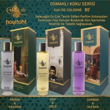 Ilgaz Osmanlı Koku Serisi Oud & Gold Eau De Cologne 80 Derece Cam Kalıcı Parfümlü Kolonya Cam Şişe 200 ml