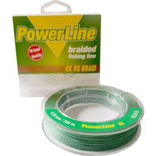 Powerline Power Line Braided Classic Premium 8x 250 mt Makara Örgü Ip 0,25 mm