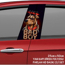 Fresh Kötü Çocuk Tasmalı Köpek Resimli Oto Kaplama Folyo - 2 Adet Takım