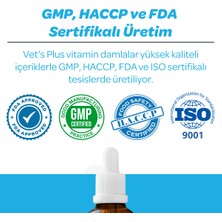 Vet's Plus Anti-Hair Loss Damla 50ml (Plus B Kediler İçin Biyotinli Tüy Dökülmesi Önleyici)