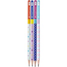 Faber-Castell Joy Desenli 2b Kurşun Kalem 4 Adet 16882