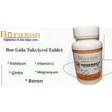 Buraxon Bor Içeren Gıda Takviyesi Vitamin Mineral Tablet Boron Supplement