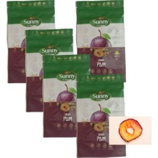 SC Sunny Crisps Kurutulmuş Erik Dilimleri Atıştırmalık Şekersiz Katkısız 150gr - 5'li Paket