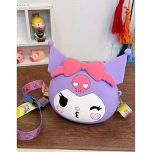 Synshop Kawaii Sanrio Kuromi Hello Kitty Cinnamoroll My Melodi Melody Yan Omuz Askılı Çanta Cüzdan Doğum Günü Hediye