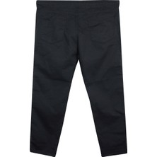 Maruf Shop Erkek Büyük Beden 100 KILO-180 Kilo Arası Için Uygun Bağcıklı Gabardin Pantolon Siyah