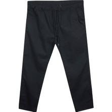Maruf Shop Erkek Büyük Beden 100 KILO-180 Kilo Arası Için Uygun Bağcıklı Gabardin Pantolon Siyah