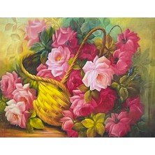 Elegantshop 5d Yapışan Boncuk Goblen 30 x 40 cm Mozaik Tablo Pano 60749