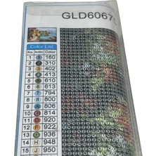 Elegantshop 5d Yapışan Boncuk Goblen 30 x 40 cm Mozaik Tablo Pano 60749