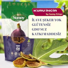 SC Sunny Crisps Kurutulmuş İncir Dilimleri Atıştırmalık Şekersiz Katkısız 150gr - 5'li Paket