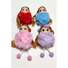 Feryal Tüylü Bebek Anahtarlık