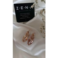 by zena aksesuar Zena Accessories Charme Altın Çelik Küpe