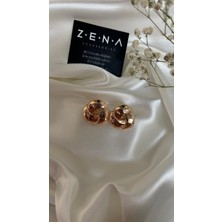 by zena aksesuar Zena Accessories Düğüm Çelik Küpe