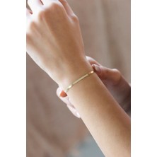 By Milo Jewellery 14 Ayar Altın Balık Sırtı Bileklik
