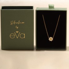 Eva Pırlanta Papatya Kolye 718014 Gold