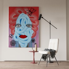 Pegziz Yayoi Kusama Modern Duvar Tablosu Oda Dekorasyonu Kanvas Tablo Cafe Dekor Sanatsal Tablo
