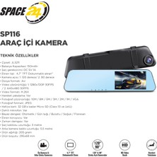 SPACE24 Araç Içi Kamera SP116