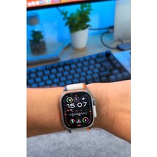 Hk9 Ultra 2 Max  2024 Yeni Model (Watchos 10 Işletim Sitemi Chatgpt Amoled) Gümüş Gri  49 mm