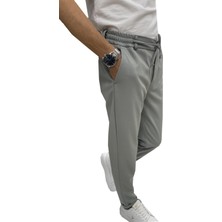 Pant Positive Wooking Erkek Pantolon Beli Lastikli Slim Fit Esnek Likralı Basic Pamuklu Jogger